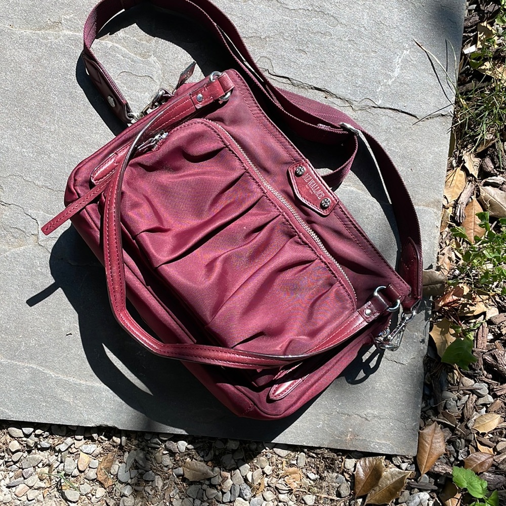 Maroon MZ Wallace crossbody bag